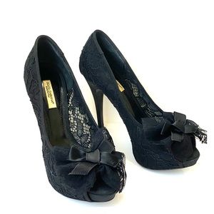 New Size 5 Dolce&Gabbana black high heal